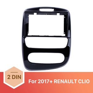 9 inch car radio UV BLACK Frame For 2017+ RENAULT CLIO Installation Kit Fascia Panel Trim OEM Style