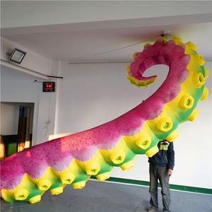 wholesale Customized Urban Art Outdoor Blue Giant Inflatable Octopus Tentacle Inflatables Inkfish Feet for Arts Decoration