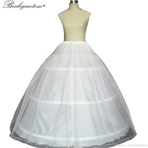 Crinoline Kleider großhandel-2022 Kugelkleid Reifen weiße Braut Petticoat mit Spitzenkante Hochzeit Crinoline