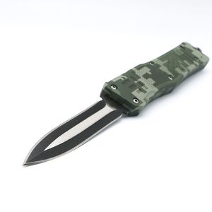 Mict A161 161 Digital Grön 10 Modeller Dubbelåtgärd Taktisk Autotf Kniv Camping Pocket Folding Knives Xmas Present