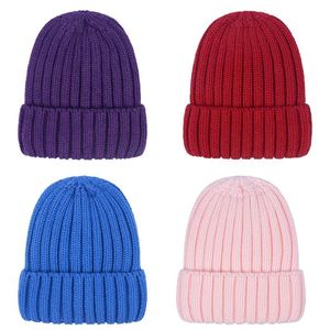 Vinter hatt kvinnor stickad hatt varm mjuk trendig kpop stil ull beanie elegant all-match