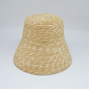 Handgjorda Sommarhattar För Kvinnor Ladies Sun Ribbon Bowknot Beige Straw Adjublatble Beach Wide Brim Kentucky Derby Hat Y200714
