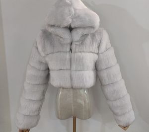 Европейский американский меховой пальто короткий стиль три панели лиса