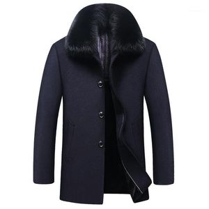 e cappotto di lana da uomo anziano vestiti del padre vestiti del nonno cappotto di lana invernale felpata giacca a vento calda in cotone spesso1