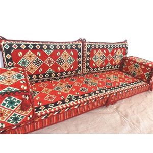 Hookah Lounge Pillowcase Cushion Arabic Majlis Couches Sofa Floor Seating LJ201216