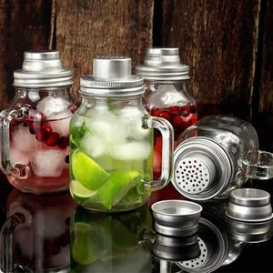 Casa Bellowware LID Jar Shaker tampa de aço inoxidável para boca regular mason canning frascos enferrujados de enferruja cocktails shaker seco esfregar coquetel Capas ZC841