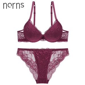 Norns Women Lace Underkläder set Unline Push Up Bra Set Fashion Active Underkläder och Panty Bra Bralette Set Underkläder Y200708