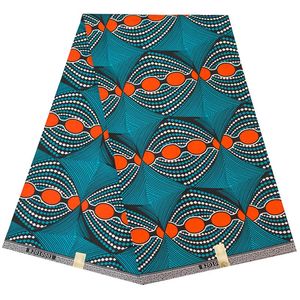 Garanterad Real Wax African Fabric Högkvalitativ polyester Ankara Fabric För Män Party Kläder Tyg för Sömnad Klänning