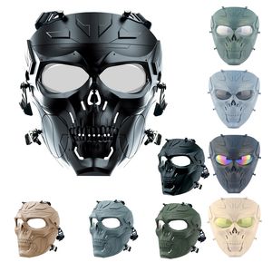 Outdoor Paintball Schießen Horror Schädel Maske Gesichtsschutz Ausrüstung Taktische Halloween Cosplay NO03-321