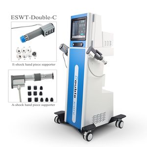Health Gadgets Shock Wave Физиотерапия Устройства двойной ручкой пневматический и электромагнитный ударокволновый автомат для шейного поясничного диска Герниатское лечение