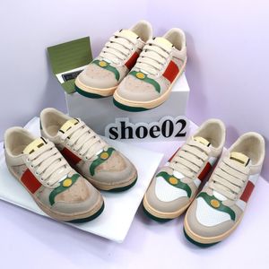 style Fashion Sneakers Quality Casual Shoe Men Women dirty shoes clean or old style Shell printing Walk Sneaker canvas 01