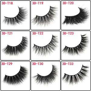 3D Mink False Eyelashes One-Pair Package Thick Natural Long Lashes