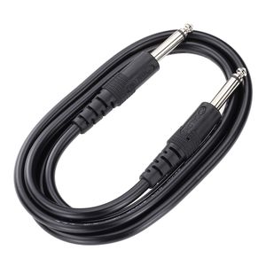 1,5 m 6,35 mm till 6,35 mm Jack Mono Plug Aux Cables M/M -kontakt för gitarrhögtalare Ljudblandare DJ Signal Lead Wire Cabel Cord