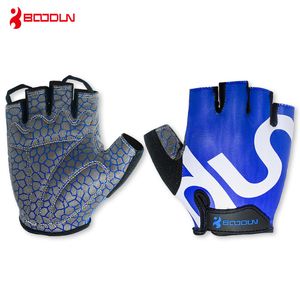 Boodun Gym Vikt Lyftande Kvinnor Män Anti-Slip Andningsbara Hantlar Halvfinger Fitness Sport Finger Workout Gloves Drop Shipping Q0107