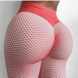 Pantaloni da yoga sexy per le donne a vita alta allenamento fitness push up anca super elastico da corsa leggings sportivi collant senza cuciture legging H1221