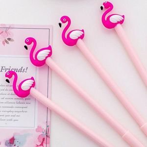 3 Teile/beutel 0,38 Mm Schwarz Nadel Rohr Kreative Exquisite Flamingo Schwan Gel Gel Stift Schule Stift Büro Liefert Geschenke1