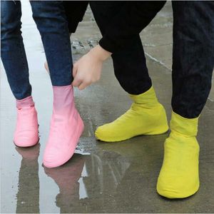 Latex Waterproof Rain Shoes Covers Anti Rain Water shoes Disposable Slip-resistant Rubber Rain Boot Overshoes Shoes Accessories RRB3351