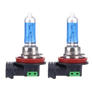 2x H11 12V 55W 6000K Lampadina fendinebbia per auto Super White Alogena Xenon Car Styling Faro per la messa a fuoco