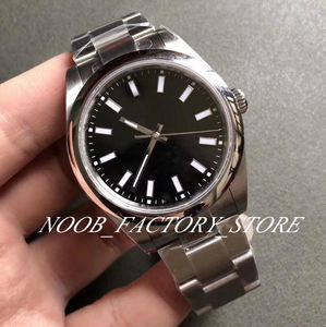 39mm GMF Factory Mens Watches Black White Dial Cal.3132 Automatisk rörelse GMF 904L Steel Men 114300 ETA LUMINOUS HANRSWATCES MED ORIGINAL BOX