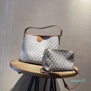 women Shoulder crossbody bag fashion high quality large capacity pu leather Purses Luxury designer handbags shopping bag 2pcs/set