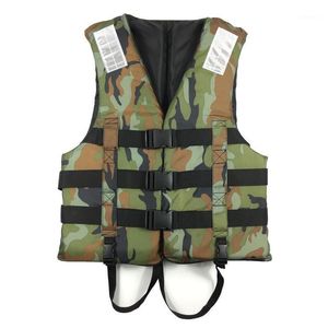 Mounchain Camouflage Life Jacket Outdoor Sports Lightweight Adult Foam Swimming Adjustable Foldable Vest
