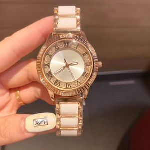 Fashion Top Brand Lady Watches 36mm Dial Dress Wristwatches Quartz Diamant Watch For Women Best Valentine Present Reloj de Lujo Dropshipping