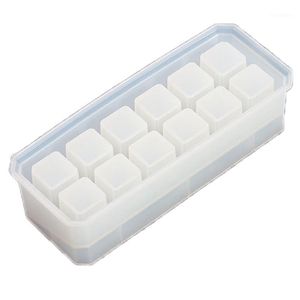 Juldekorationer Portable klass 9/12 rutnät Multifunktionella pennverktyg Lagringsställ Epoxy Mold Silicone DIY Mold Lipstick Box1