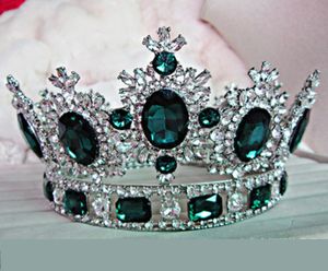 Headpieces Crown Princess Bride Diamond Crystal Head Jewelry Queen Wedding Party Baroque Bridal Tiaras / Crowns Woman Super Quality