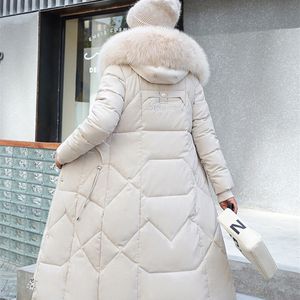 ملابس الشتاء النساء ضئيلة رقيقة زائد حجم الملابس للنساء X- طويلة نعم سميكة الدافئة المسدسات معطف النساء مطوي 201214