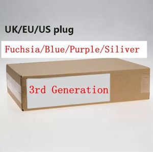 Generation 3 kein Ventilator, Vakuum-Haartrockner, professionelle Salon-Werkzeuge, Blaswärme, Super-Speed-Gebläse, Trockentrockner, US/UK/EU-Stecker, Fuchsia