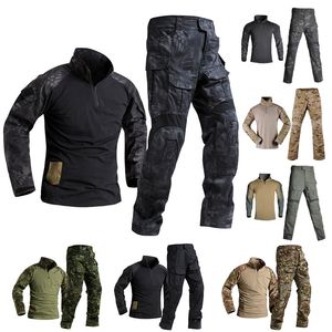Chemise de chasse en bois de chasse en bois d extérieur robe de bataille uniforme tactique tactique BDU set armée combattant vêtements camouflage vêtements p05