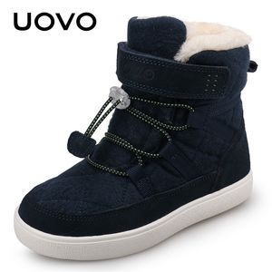 UOVO Neue Ankunft Winter Kinder Schneeschuhe Mode Kinder Warme Stiefel Jungen und Mädchen Schuhe mit Plüschfutter # 31-37 201113