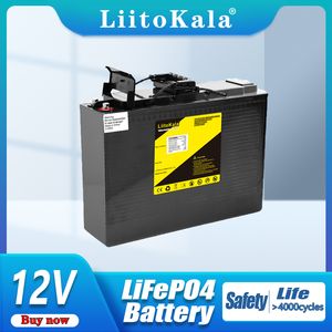 Wholesale electric bicycle battery 12v resale online - LiitoKala V electric bicycle battery V Ah Ah Ah Ah Ah Ah Ah Ah Ah lifepo4 batteries pack waterproof for land and field energy storage