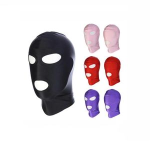 BDSM Adult Games Sex Toys for Couples SM Bondage Soft Sexy Headgear Erotic Toy Black Slave Restraint Hood Mask