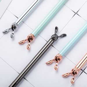 Creative girl cute simple ballpoint pen advertising pen cute cute rabbit shape metal pen 10 styles of office stationery T3I51609