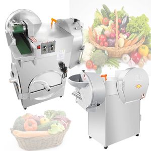 Commercial Vegetable Cutter For Cucumber Carrot Cabbage Green Onion Stainless Steel Double Head Vegetable Cutting Machine