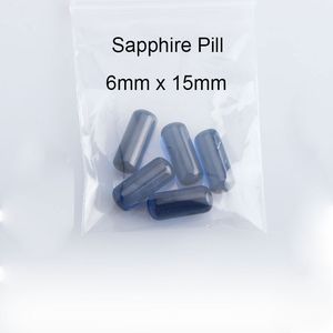 Saphirpillen 4mm 6mm 10mm Quarz Terp Perle Dab Ball Einsatz Leuchtend leuchtend blau grün klare Quarzperle für Quarz Terp Slurpers Banger