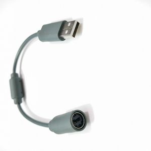 Cavo cavo adattatore USB breakaway controller cablato grigio per parte di ricambio controller Xbox 360