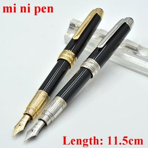 High Quality mini metal Fountain pen school office stationery luxur calligraphy ink pens for birthday Gift