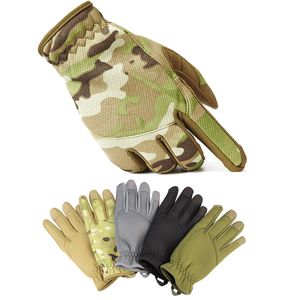 Outdoor Sports Airsoft Shooting Hunting Tactical Camouflage Gloves Full Finger Motocycle Cycling Gloves PaintballNO08-074