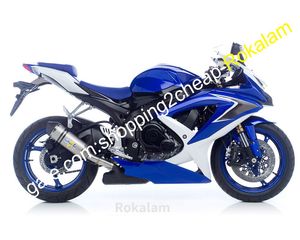 لسوزوكي K8 08 09 10 GSX R600 GSXR750 GSXR 600 750 GSXR600 2008 2009 2010 أزرق أبيض هدية (حقن صب)