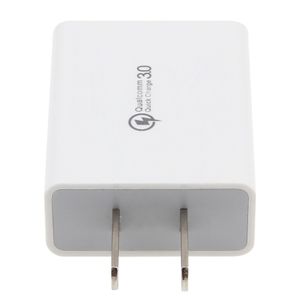 Carga Rápida QC 3.0 USB Carregador US Wall Carregadores de telefone celular Adaptador 5V 2A Rápido carregamento para iPhone Huawei Samsung 100pcs / lote