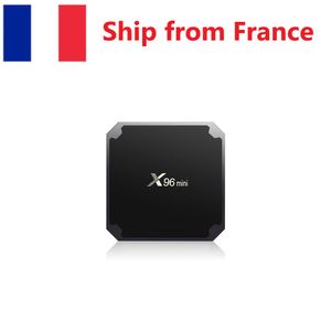 Skicka från Frankrike X96 MINI S905W Chip Android 7.1 TV Box Amlogic S905W Quad Core Suppot H.265 4K 30TPS Media Playe