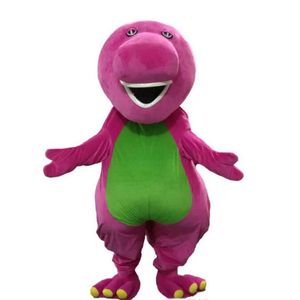 Yrke barney dinosaur maskot kostymer halloween tecknad vuxen storlek snygg klänning