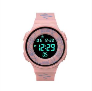 Sports watch male smart junior high school students multi-function digital electronic watch female trend waterproof luminous