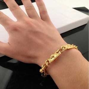 2020 I più nuovi braccialetti d'oro Bracciale a doppia testa con fascino in stile grande marchio, colore di placcatura di alta qualità, di fascia alta