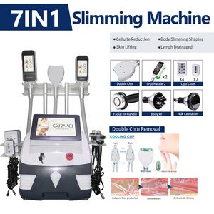 Fat Freezing Body Slimming Machine Rf Double Chins Removal Stomach Loss Weight Vaccum Massager Face Beauty Device