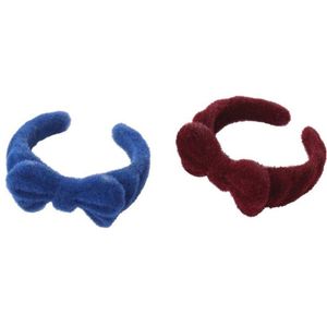 Solid Färg Justerbar Handgjorda Velvet Bowknots Band Ringar För Kvinnor Tjej Party Club Decor Fashion Smycken