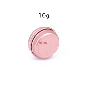 10g Rose Gold Reise tragbare Metall Mini Blume Tee Make-up Lotion Verpackung versiegelte Dosen leere Hochzeitsbevorzugungsboxen 50 Stück, bitte bestellen