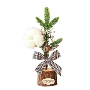 Mini Christmas Decorations Tree Festival Desktop Small Party Decoration for Home New Year cm
